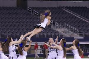 Cheerleaders in Action